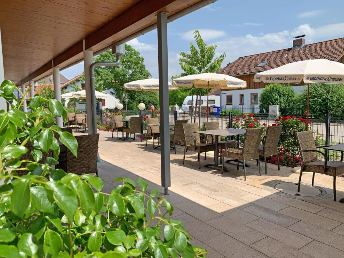 Hotel Heimfeld Restaurant Cafe Garching an Der Alz Exteriör bild